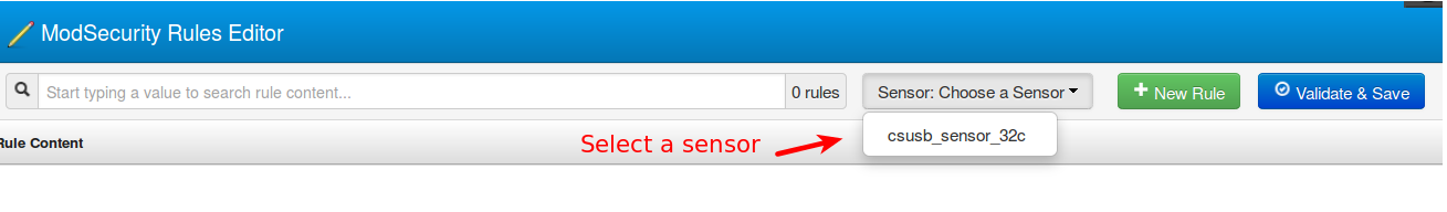Select Sensor
